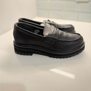 L.L. Bean Black Leather Women's Loafers